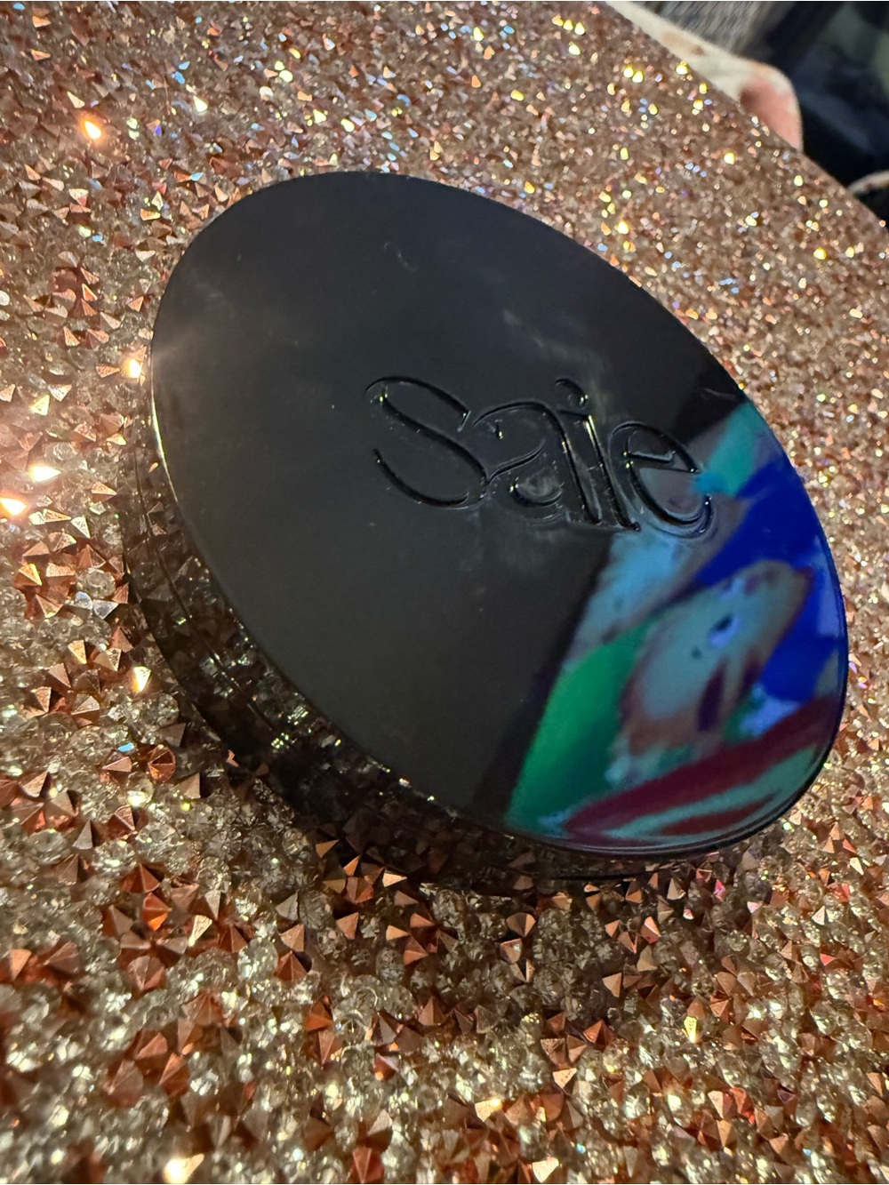 Saie shimmer compact makeup